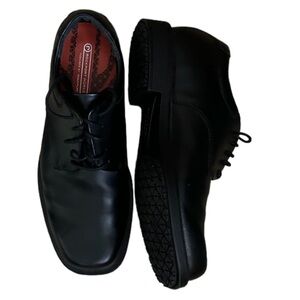 Rockport Works Leather Hydroshield Waterproof Slip Resistant Dress Shoes Men 10